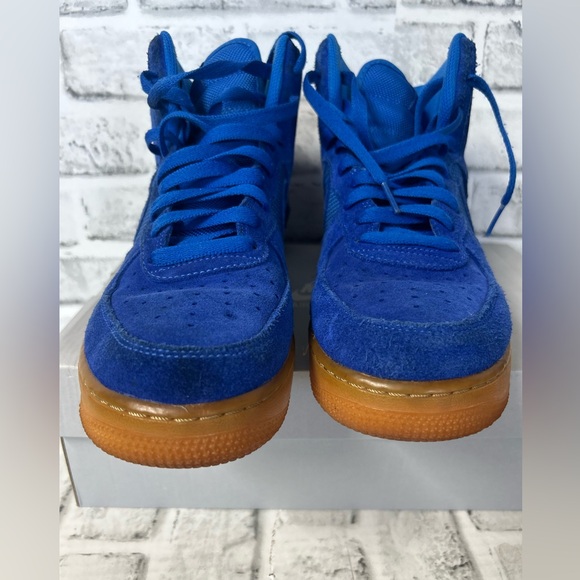 Nike Air Force 1 High 07 LV8 Men's Size 7.5 Blue Basketball Shoes 806403-400 - Picture 9 of 12